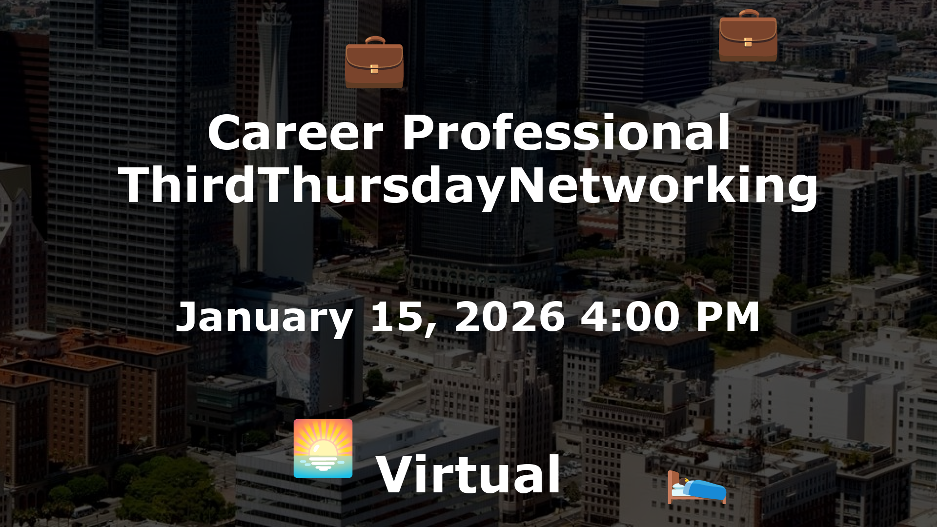 Career Professional ThirdThursdayNetworking  event image